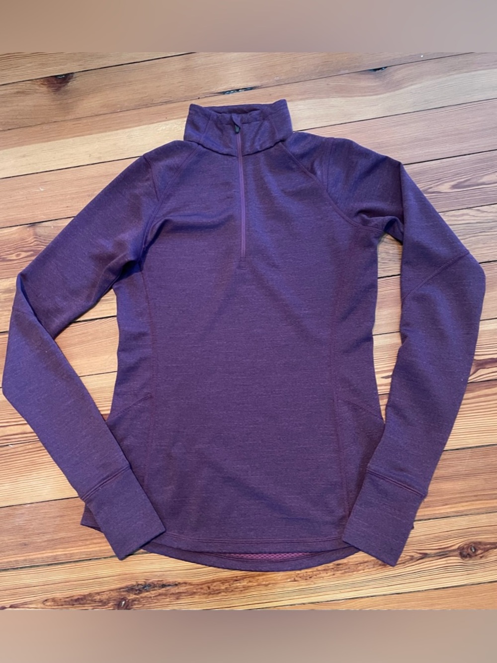 Eastern Mountain Sports Women's Plum Half-Zip Long Sleeve Top XS